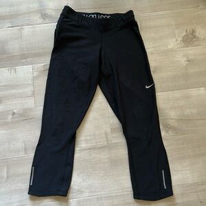 Nike Cropped Running Leggings black size S